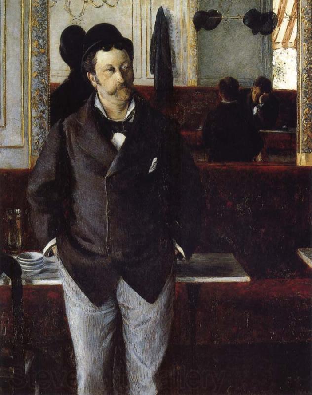 Gustave Caillebotte Inside cafe France oil painting art